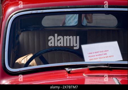 Faversham, Kent, Royaume-Uni. 19 mai 2024. Deuxième journée du Festival des Transports de Faversham 2024. Salon de voitures et motos dans le centre-ville. Crédit : Phil Robinson/Alamy Live News Banque D'Images