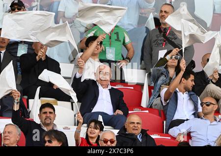 Adriano Galliani AC Monza en action lors du match de football Serie A le match de football Serie A entre Monza et Frosinone au Stadio U-Power Stadium dimanche 19 mai 2024. Sport - Football ( Gianni Buzzi/LaPresse) crédit : LaPresse/Alamy Live News Banque D'Images