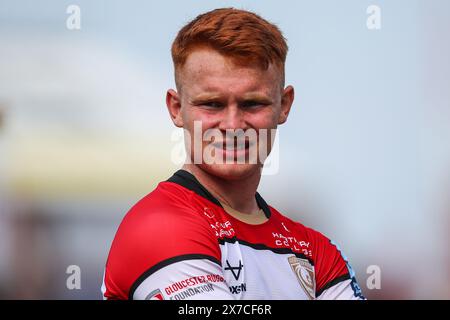 Caolan Englefield de Gloucester Rugby pendant le match Gallagher Premiership Gloucester Rugby vs Newcastle Falcons au Kingsholm Stadium , Gloucester, Royaume-Uni, 18 mai 2024 (photo par Gareth Evans/News images) à Gloucester, Royaume-Uni le 18/05/2024. (Photo de Gareth Evans/News images/SIPA USA) Banque D'Images