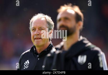 Stuart Gray, assistant manager de Fulham, lors du match de premier League à Kenilworth Road, Luton. Date de la photo : dimanche 19 mai 2024. Banque D'Images