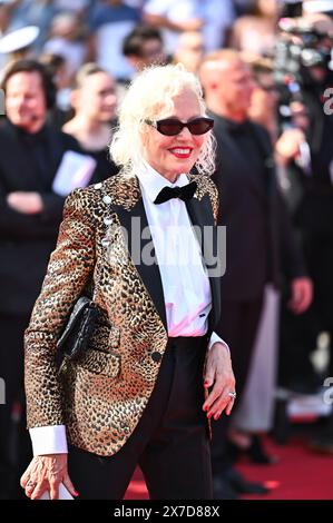 Cannes, France. 19 mai 2024. Ellen von Unwerth assiste au tapis rouge 'Horizon : an American Saga' au 77e Festival de Cannes au Palais des Festivals le 19 mai 2024 à Cannes, France. Crédit : Live Media Publishing Group/Alamy Live News Banque D'Images