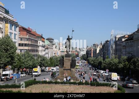 Prague /république tchèque /15 MAI 2024/Pragues vew du musée national de prague . (Photo. Francis Joseph Dean/Dean Pictures) (non destiné à un usage commercial) Banque D'Images