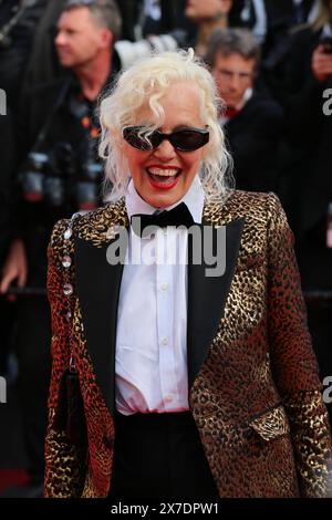 Cannes, France, 19 mai 2024. Ellen von Unwerth arrive sur le tapis rouge pour The Horizon : an American Saga film gala au 77ème Festival de Cannes, France. Crédit : Doreen Kennedy/Alamy Live News. Banque D'Images