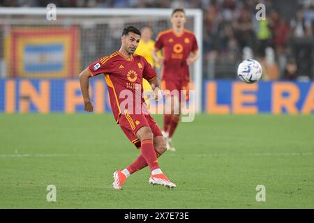 Stadio Olimpico, Rome, Italie. 19 mai 2024. Série A Football ; Roma versus Genoa ; Zeki Celik de AS Roma Credit : action plus Sports/Alamy Live News Banque D'Images