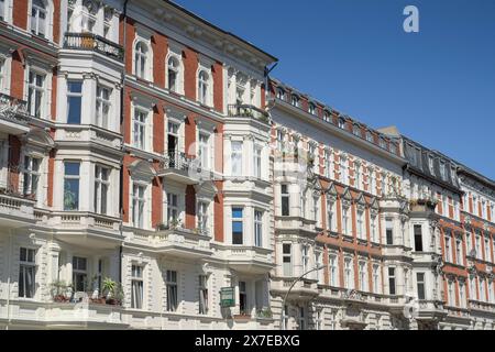 Façades, anciens bâtiments, Eisenacher Strasse, Schoeneberg, Tempelhof-Schoeenberg,Berlin, Allemagne Banque D'Images