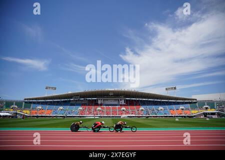 Kobe Japon. 18 mai 2024. Vue d'ensemble, 18 MAI 2024 - Athlétisme : finale féminine T54 sur 5000 m au stade Memorial de l'Universiade de Kobe lors des Championnats du monde de para Athlétisme Kobe 2024 à Kobe Japon. Crédit : SportsPressJP/AFLO/Alamy Live News Banque D'Images