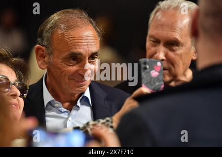 Paris, France. 19 mai 2024. Eric Zemmour à la salle de concert L'Olympia à Paris le 19 mai 2024. Photo Christophe Meng/ABACAPRESS. COM Credit : Abaca Press/Alamy Live News Banque D'Images