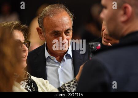 Paris, France. 19 mai 2024. Eric Zemmour à la salle de concert L'Olympia à Paris le 19 mai 2024. Photo Christophe Meng/ABACAPRESS. COM Credit : Abaca Press/Alamy Live News Banque D'Images