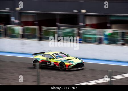 Misano Adriatico, Italie. 19 mai 2024. 82 VILLAGOMEZ Matéo (ecu), TBA, Racing Spirit of Leman, Aston Martin Vantage AMR GT4 Evo, action lors de la 2ème manche de la 2024 GT4 European Series propulsée par Rafa Racing Club sur le Misano World circuit Marco Simoncelli, du 17 au 19 mai 2024 à Misano Adriatico, Italie - photo Damien Doumergue/DPPI crédit : DPPI Media/Alamy Live News Banque D'Images