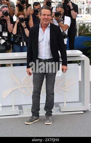 Dennis Quaid au Photocall for the substance lors du 77e Festival de Cannes à Cannes, France. Date de la photo : lundi 20 mai 2024. Banque D'Images
