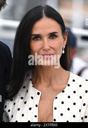 Cannes, France. 20 mai 2024. Demi Moore assiste à la substance Photocall, au Palais de Festival, dans le cadre de la 77ème édition du Festival de Cannes. Crédit : Doug Peters/EMPICS/Alamy Live News Banque D'Images