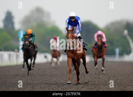 Photo du dossier datée du 01-05-2024 de Reyaadah Star, qui s'est envolée à Kempton il y a trois semaines et peut faire un suivi au Dine in Sherwoods Restaurant cette saison Fillies' handicap à Nottingham. Date d'émission : lundi 20 mai 2024. Banque D'Images