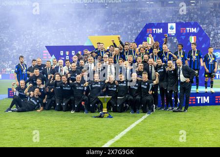 Milan, Italie - 19 mai 2024 - Inter vs Lazio serie A - Credit : Kines Milano/Alamy Live News Banque D'Images