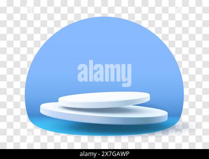 Scène podium avec éclairage, scène podium avec pour récompense, fond transparent. Vecteur Illustration de Vecteur