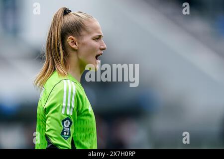 Tilburg, pays-Bas. 20 mai 2024. TILBURG, PAYS-BAS - 20 MAI : la gardienne Regina van Eijk de l'AFC Ajax entraîne ses coéquipiers. Lors de la finale de la Coupe TOTO KNVB entre Ajax et Fortuna Sittard au Koning Willem II Stadion le 20 mai 2024 à Tilburg, pays-Bas. (Photo de Joris Verwijst/Orange Pictures) crédit : Orange pics BV/Alamy Live News Banque D'Images