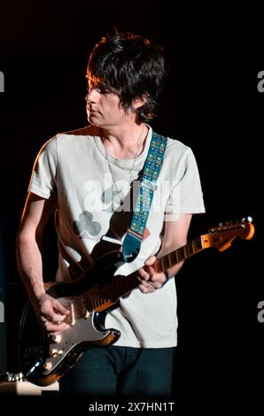 John Squire - The Stone Roses, V2012, Hylands Park, Chelmsford, Essex, Grande-Bretagne - 18 août 2012 Banque D'Images