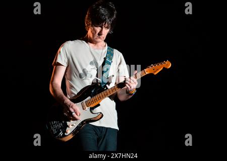 John Squire - The Stone Roses, V2012, Hylands Park, Chelmsford, Essex, Grande-Bretagne - 18 août 2012 Banque D'Images