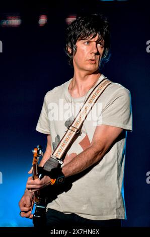 John Squire - The Stone Roses, V2012, Hylands Park, Chelmsford, Essex, Grande-Bretagne - 18 août 2012 Banque D'Images