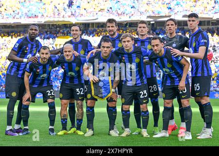 Milan, Italie. 19 mai 2024. Le départ 11 de l'Inter pour le match de Serie A entre l'Inter et le Lazio à Giuseppe Meazza à Milan. (Crédit photo : Gonzales photo/Alamy Live News Banque D'Images