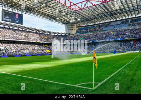 Milan, Italie. 19 mai 2024. Le Giuseppe Meazza a vu avant le match de Serie A entre Inter et Lazio à Milan. (Crédit photo : Gonzales photo/Alamy Live News Banque D'Images