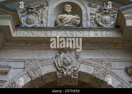 Danby Gateway, Oxford Botanical Gardens, Oxford, Oxfordshire, Angleterre, UK, GB. Banque D'Images