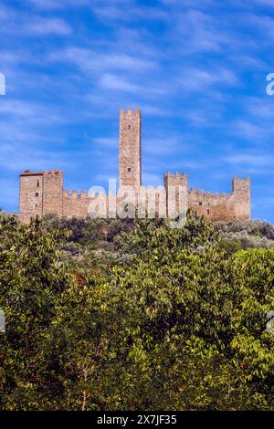 Italie Toscane Province d'Arezzo Castiglion Fiorentino - Château de Montecchio Vesponi Banque D'Images