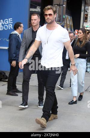 New York, NY, États-Unis. 20 mai 2024. Chris Hemsworth vu au Good Morning America le 20 mai 2024. Crédit : RW/Media Punch/Alamy Live News Banque D'Images