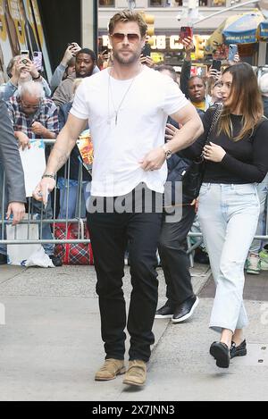 New York, NY, États-Unis. 20 mai 2024. Chris Hemsworth vu au Good Morning America le 20 mai 2024. Crédit : RW/Media Punch/Alamy Live News Banque D'Images