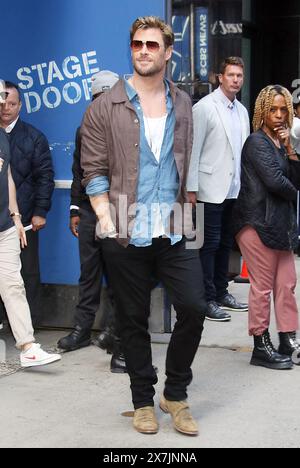 New York, NY, États-Unis. 20 mai 2024. Chris Hemsworth vu au Good Morning America le 20 mai 2024. Crédit : RW/Media Punch/Alamy Live News Banque D'Images