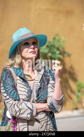 Chelsea, Londres, Royaume-Uni. 20 mai 2024. Joanna Lumley, actrice de l'AB Fab et personnalité de la télévision, au RHS Chelsea Flower Show à Londres. Crédit : Maureen McLean/Alamy Live News Banque D'Images