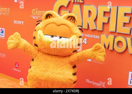 Hollywood, États-Unis. 19 mai 2024. Garfield assiste à l’arrivée de la première mondiale de « The GARFIELD Movie » au TCL Chinese Theater à Hollywood, CA, le 19 mai 2024. (Photo de Corine Solberg/Sipa USA) crédit : Sipa USA/Alamy Live News Banque D'Images