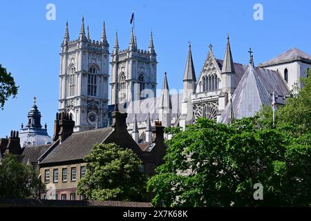 L'Abbaye de Westminster, Londres Banque D'Images