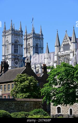 L'Abbaye de Westminster, Londres Banque D'Images