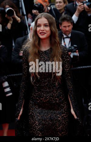 CANNES, FRANCE - 20 MAI : Barbara Palvin assiste à la première de 'The Apprentice' au 77e Festival de Cannes au Palais des Festivals le 20 mai 2024 à Cannes, France. CAP/GOL ©GOL/Capital Pictures Banque D'Images