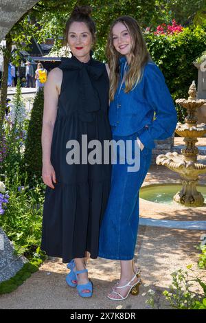 Londres, Royaume-Uni. 20 mai 2024. Les célébrités et les invités ont profité d'un aperçu des jardins d'exposition et des expositions florales de cette année Chelsea Flower Show qui s'est tenu dans les jardins du Royal Hospital de Chelsea. Les stars du petit et du grand écran se mêlent aux présentateurs de télévision, aux sportifs et aux chefs célèbres. Crédit : David Betteridge/Alamy Live News Banque D'Images