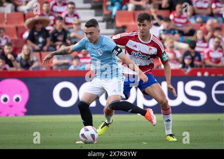 Grenade, Espagne. 19 mai 2024. GRENADE. 19.5,24. Jornada 37 de la Liga EA Sports de Primera División entre el Granada CF y el Celta de Vigo en el Estadio de Los Carmenes en Granada. FOTO : ANTONIO.L.JUAREZ. Archsev Credit : CORDON PRESS/Alamy Live News Banque D'Images