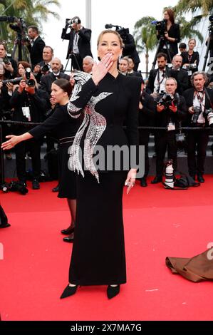 Adriana Sklenarikova BEI der Premiere des Kinofilms 'The Apprentice' auf dem Festival de Cannes 2024 / 77. Internationale Filmfestspiele von Cannes im Palais des Festivals. Cannes, 20.05.2024 Banque D'Images