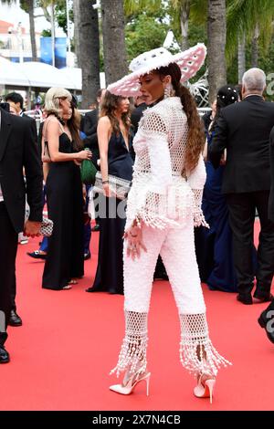 Winnie Harlow BEI der Premiere L'APPRENTI BEI den 77 ème Filnfestspielen à Cannes 20.05.2024 *** Winnie Harlow à la première de L'APPRENTI au 77ème Festival de Cannes 20 05 2024 Banque D'Images