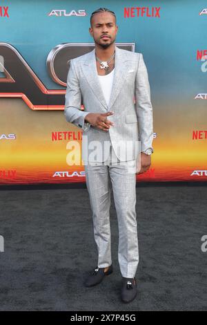 LOS ANGELES, CA - 20 MAI : Trevor Jackson à la première Netflix d'Atlas le 20 mai 2024 au Egyptian Theatre Hollywood à Los Angeles, Californie. Crédit : Faye Sadou/MediaPunch Banque D'Images