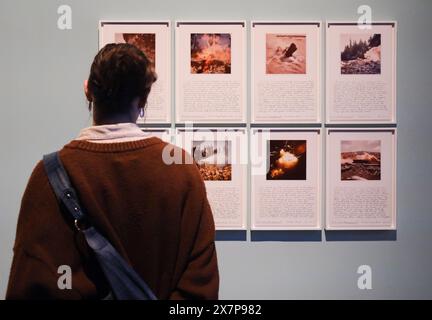 Serpentine North, Londres, Royaume-Uni. 21 mai 2024. Aperçu de presse : Judy Chicago : révélations, Serpentine North. Credit : Matthew Chattle/Alamy Live News Banque D'Images