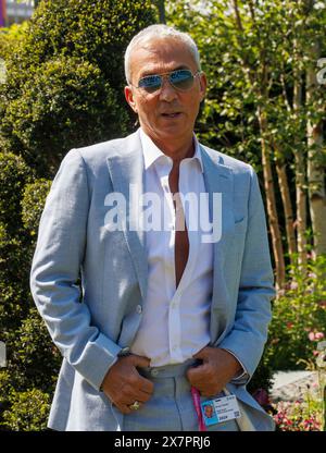 Bruno Tonioli, personnalité de la télévision anglo-italienne, chorégraphe et danseur. Un juge sur Strictly and Britain's Got talent au Chelsea Flower SH. Banque D'Images