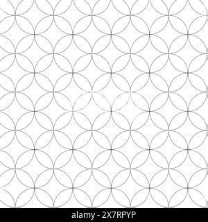 Design de motif sans couture géométrique noir et blanc Illustration de Vecteur