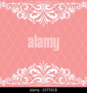 Motif floral abstrait. Arrière-plan vectoriel. Parfait pour les invitations ou les annonces. Illustration de Vecteur