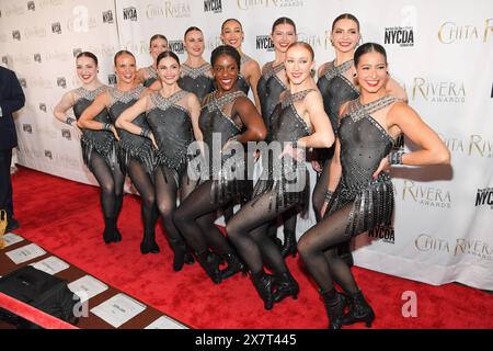 New York, États-Unis. 20 mai 2024. Les Rockettes assistent aux Chita Rivera Awards 2024 au NYU Skirball Center à New York, NY, le 20 mai 2024. (Photo par Efren Landaos/Sipa USA) crédit : Sipa USA/Alamy Live News Banque D'Images