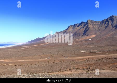 Chemin vers la Casa Villa Winter à Jandia Peninsula, Cofete, Fuertevertura, îles Canaries en Espagne Banque D'Images