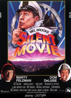 1976 film silencieux dir Mel Brooks avec Dom DeLuise et Martin Feldman promo Banque D'Images