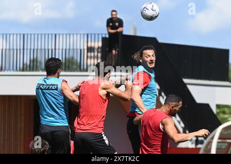 Monza, Italie. 21 mai 2024. Le Milan Djuric de Monza lors d'une session de formation au Centro Sportivo Luigi Berlusconi, Monzello, Monza Italie - mardi 21 mai 2024. Sport - Soccer, (photo AC Monza/LaPresse par Studio Buzzi) crédit : LaPresse/Alamy Live News Banque D'Images