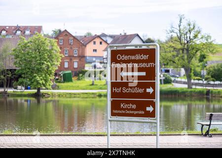 Odenwälder Freilandmuseum à Gottersdorf. // 02.05 2024 : Walldürn, Bade-Württemberg, Deutschland *** Musée en plein air d'Odenwald à Gottersdorf 02 05 20 Banque D'Images