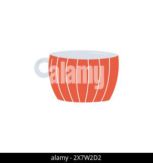 Illustration vectorielle d'un cercle orange sur un fond blanc. Illustration de Vecteur
