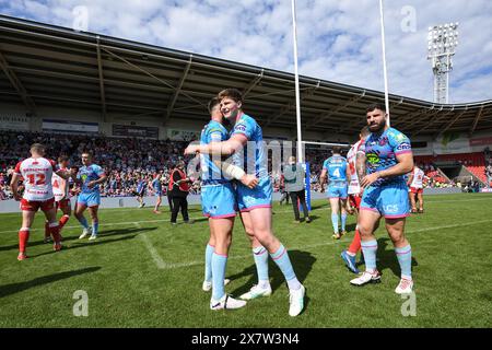 Doncaster, Angleterre - 18 mai 2024 - Rugby League Betfred Men's Challenge Cup demi-finale, Hull Kingston Rovers vs Wigan Warriors au stade Eco Power, Doncaster, Royaume-Uni Dean Williams Banque D'Images